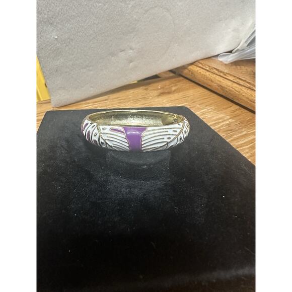 Sequin Nordstrom Multicolor Gold Tone Statement Enamel Bangle Bracelet # 217 - Picture 1 of 3